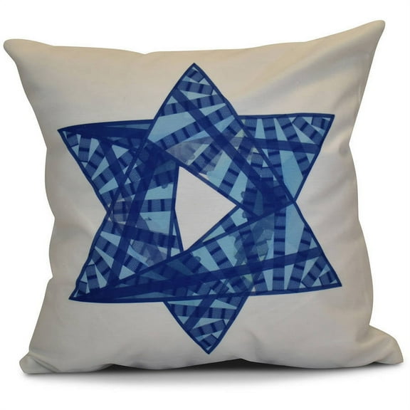 Simply Daisy Star Mosaic Geometric Print Outdoor Pillow