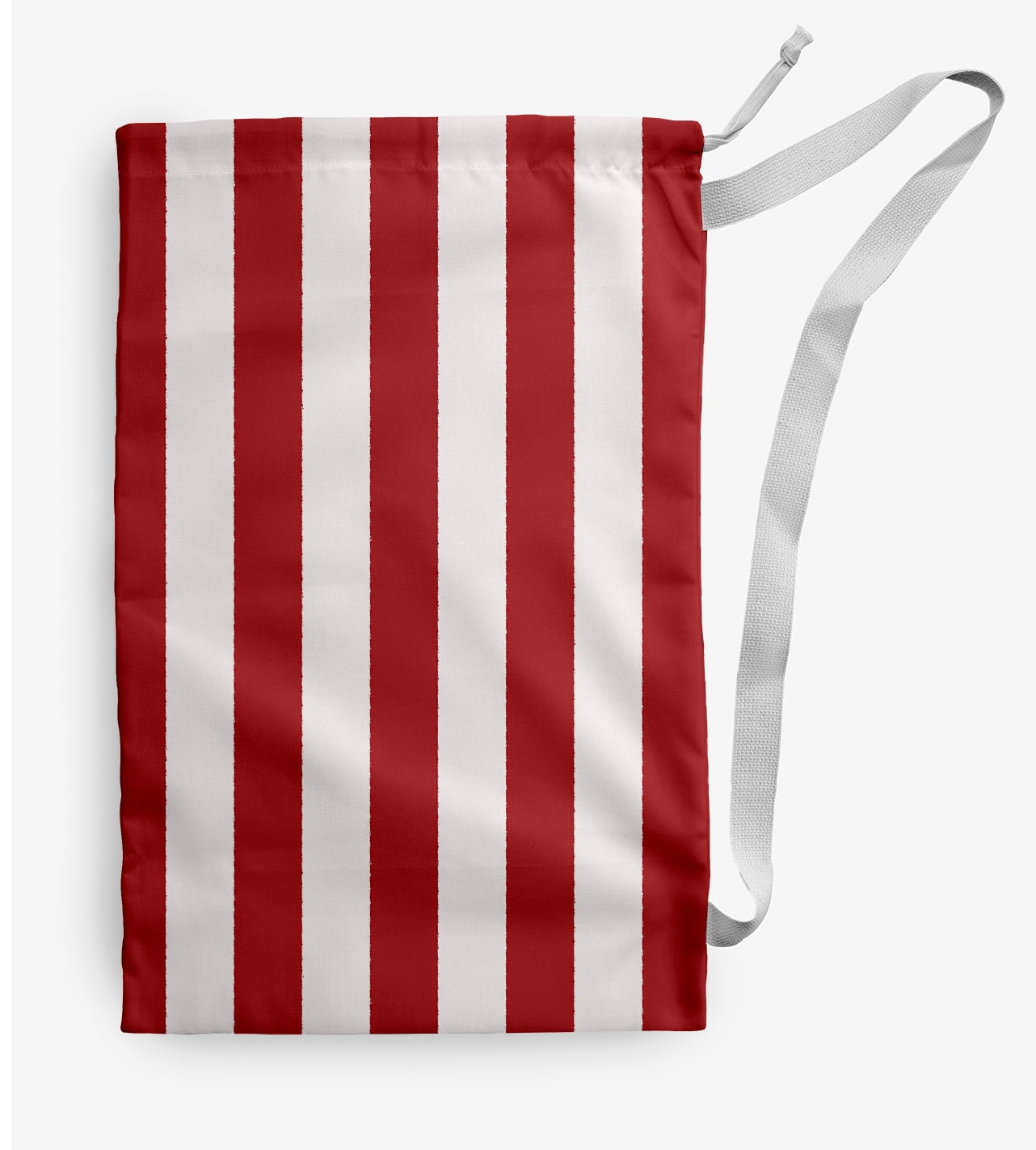 Simply Daisy Stripe 18 x 29 in Orange Laundry Bag