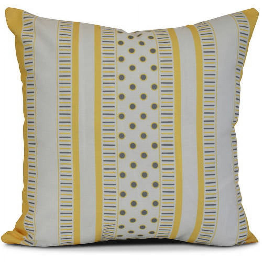 Simply Daisy, Stripe, Comb Dot Outdoor Pillow