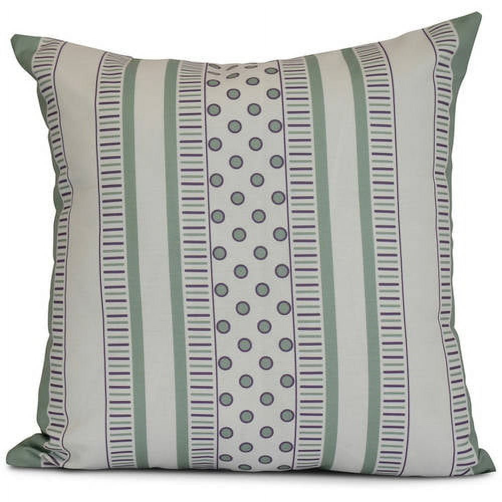 Simply Daisy, Stripe, Comb Dot Outdoor Pillow