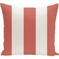 thumbnail image 1 of Simply Daisy Stripe Print Decorative Pillow, 16" x 16", Orange, 1 of 1