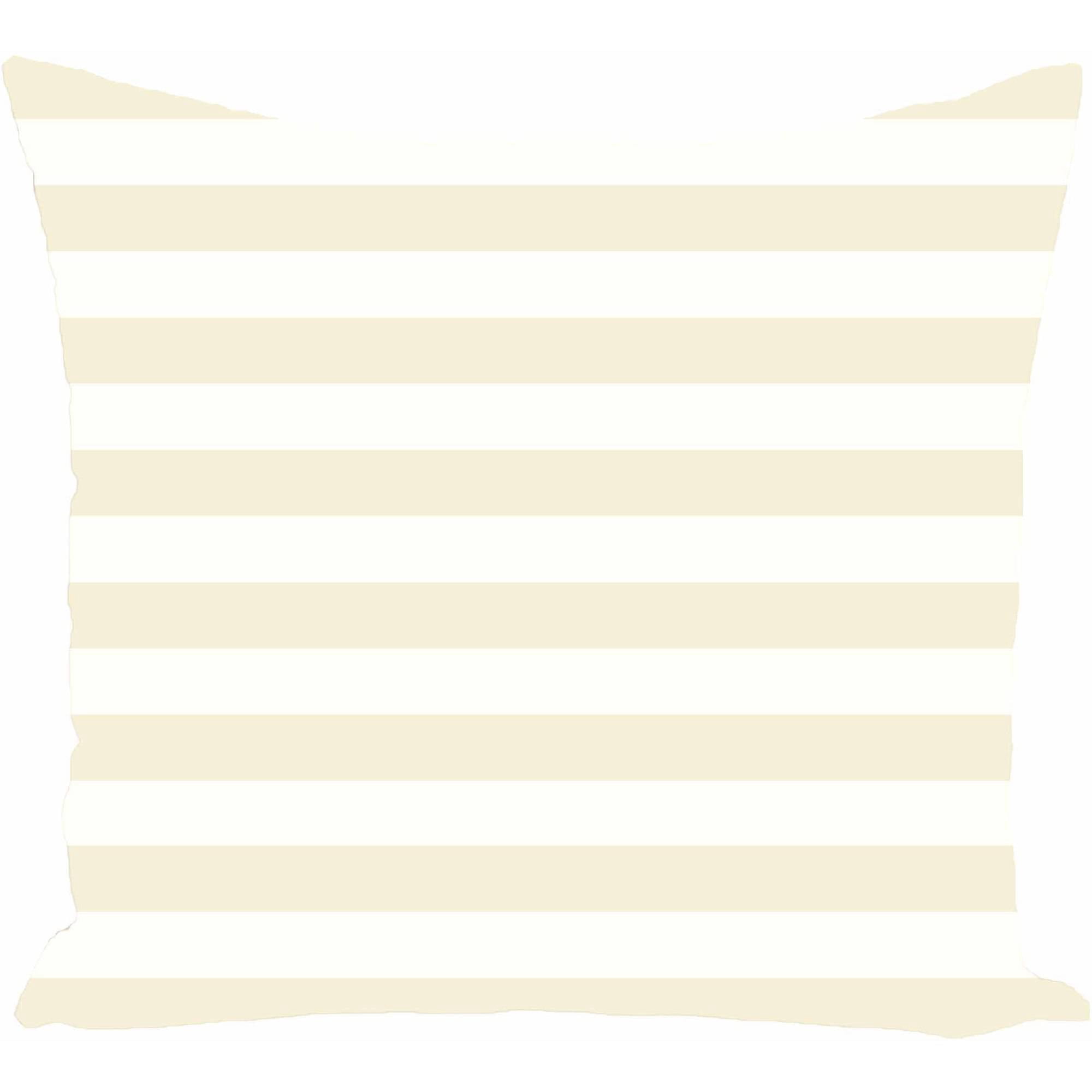 Simply Daisy Stripe Print Decorative Pillow, 16" x 16"
