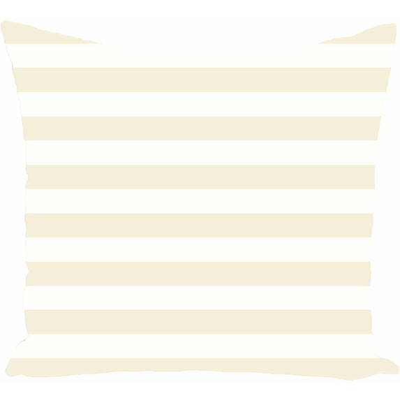 Simply Daisy Stripe Print Decorative Pillow, 16" x 16"