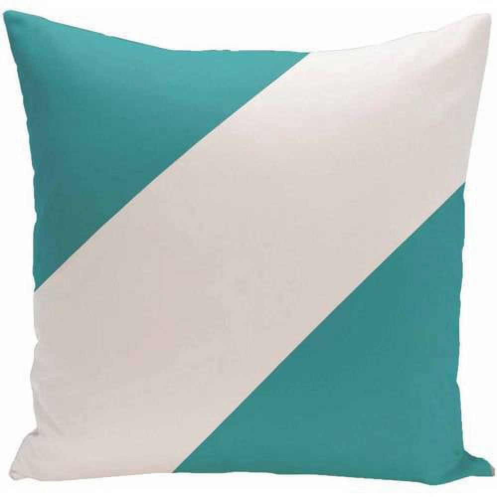 Simply Daisy Stripe Print Decorative Pillow, 16" x 16"