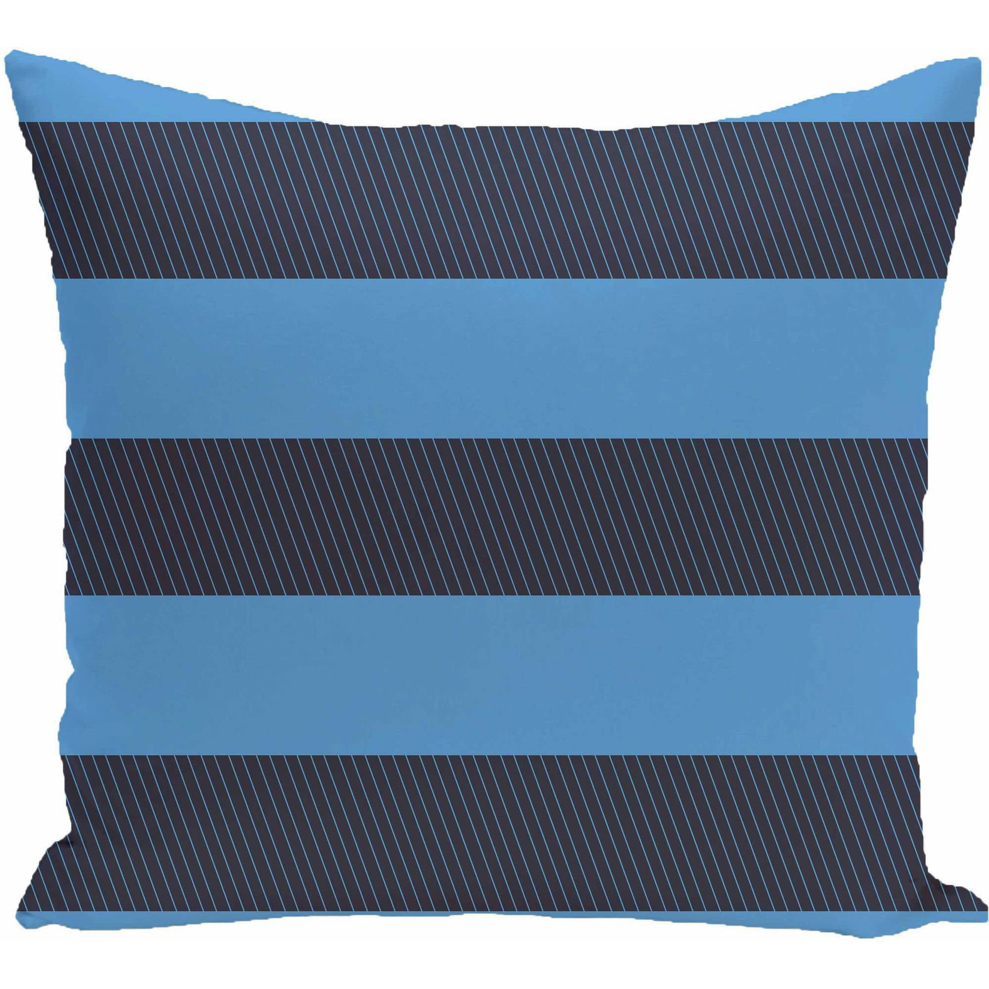 Simply Daisy Stripe Print Decorative Pillow, 16" x 16"