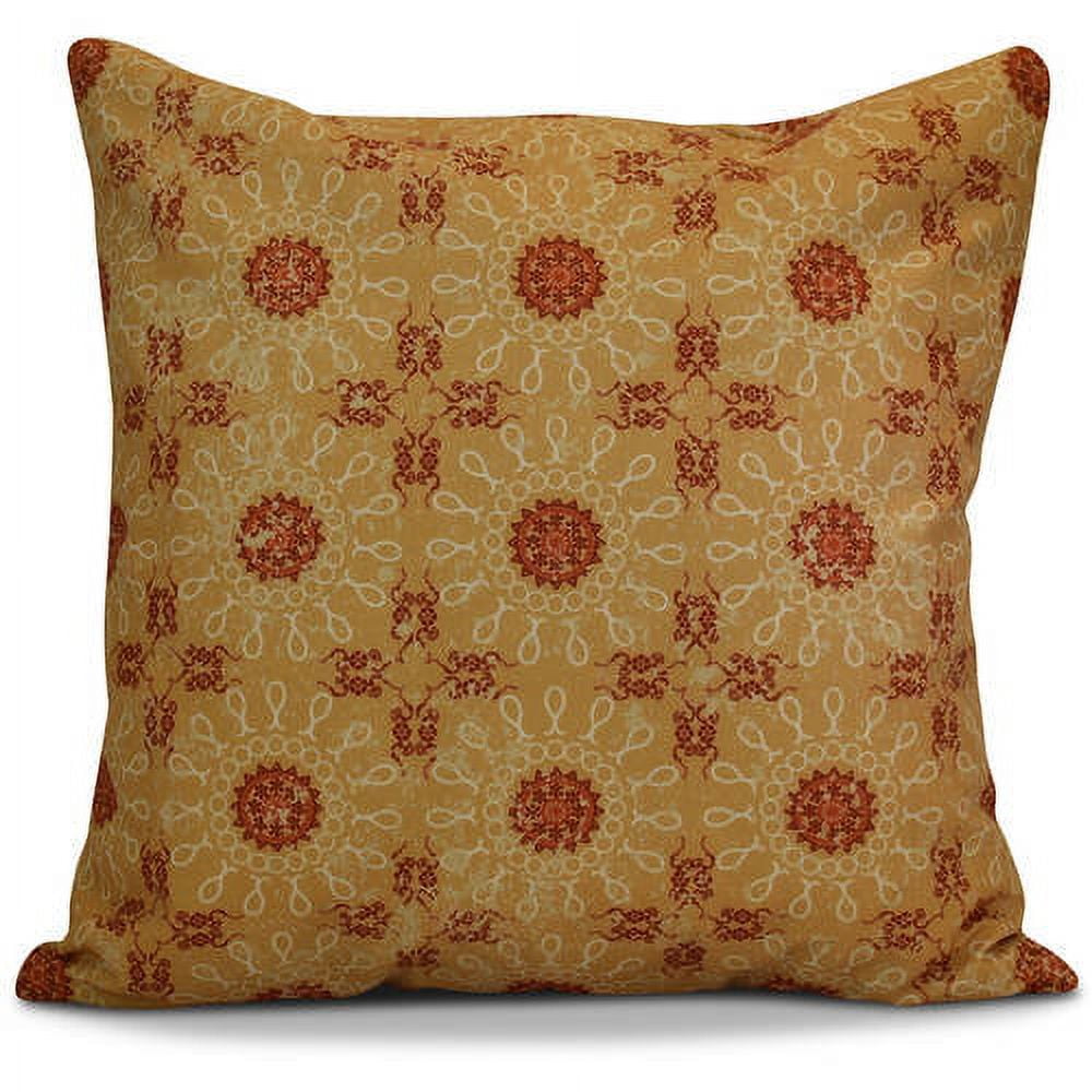 Simply Daisy Sun Tile Geometric Print Outdoor Pillow