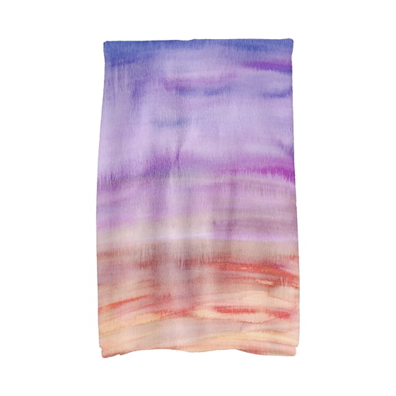 Simply Daisy Sunset Beauty 16 x 25 Inch Multi Color Stripe Print Kitchen Towel