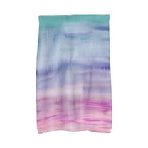 Simply Daisy Sunset Beauty 16 x 25 Inch Multi Color Stripe Print Kitchen Towel
