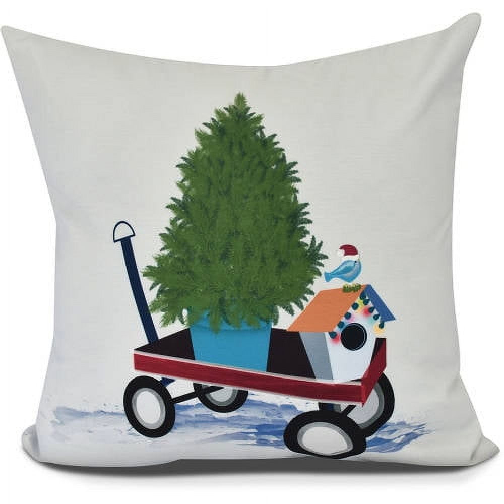 Simply Daisy, Take Me Home Geometric Print Outdoor Pillow