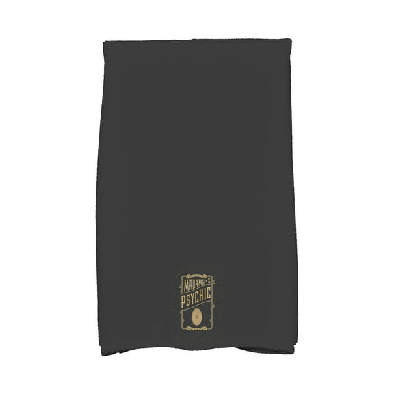 Simply Daisy The Psychic Eye 16x25 Inch Gold/Yellow Halloween Print Kitchen Towel