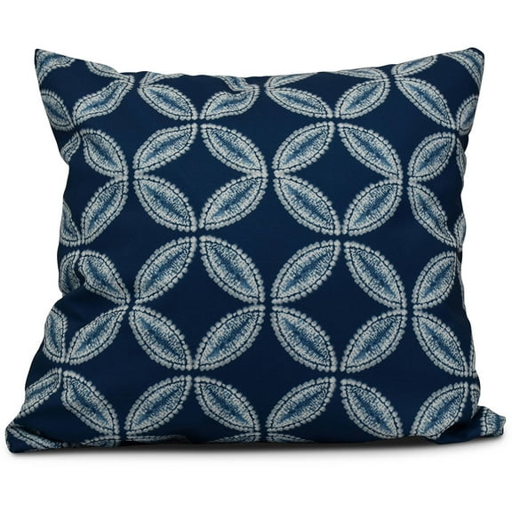 Simply Daisy Tidepool Geometric Print Outdoor Pillow