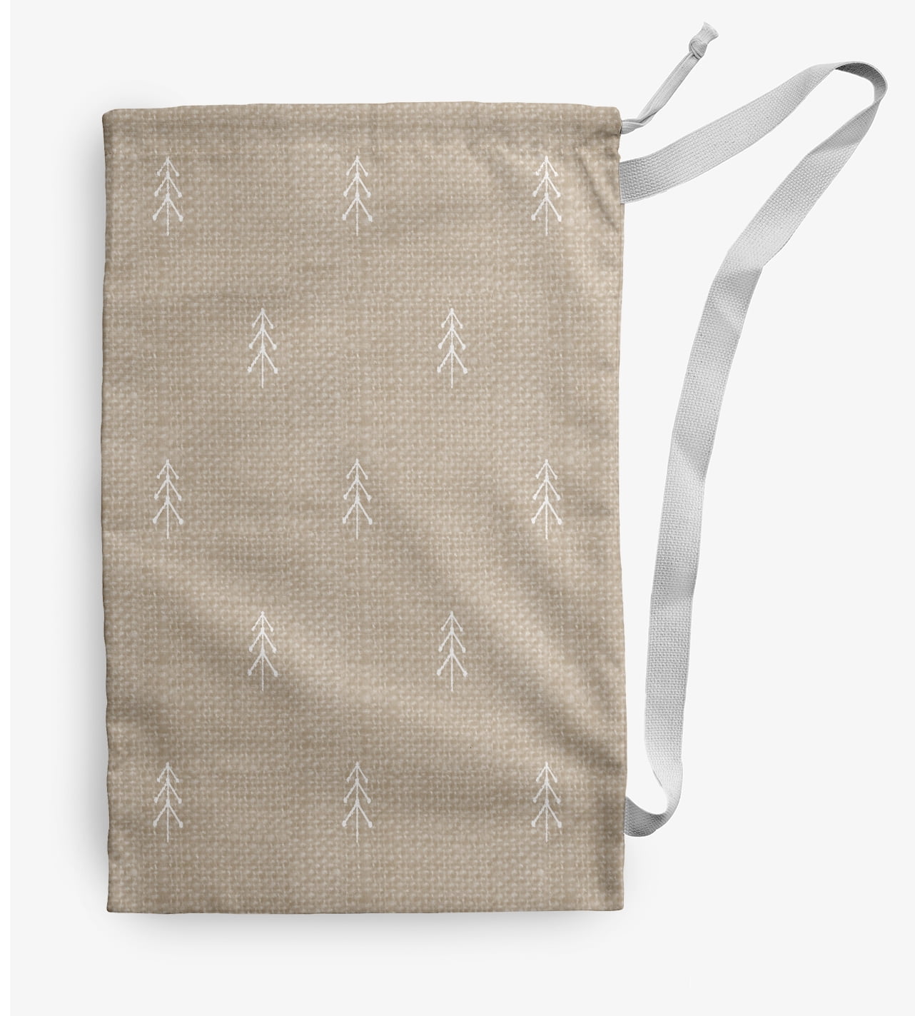 Simply Daisy Tree Pattern 28 x 36 in Ivory-White Laundry Bag