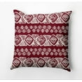 thumbnail image 1 of Simply Daisy Tribal Geo Outdoor Pillow, Red/White, 14 in x 20 in, 1 of 1