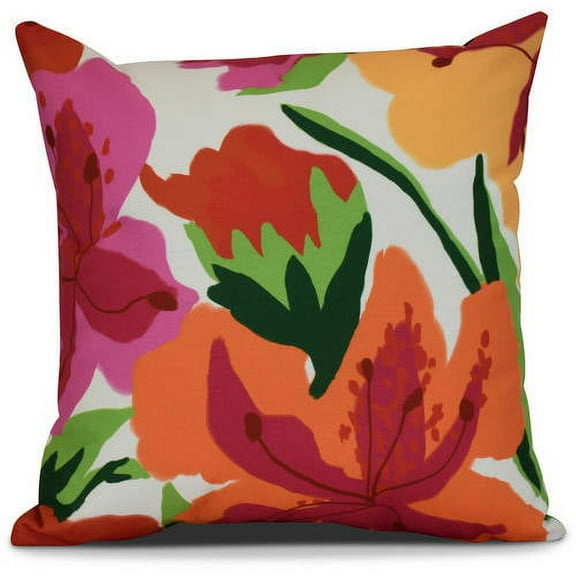Simply Daisy, Tropical Floral, Floral Print Pillow
