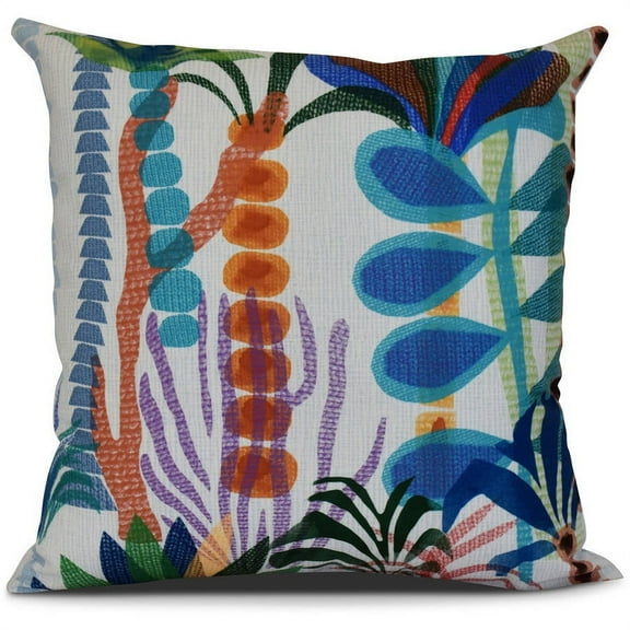 Simply Daisy, Tropical Jungle, Floral Print Pillow