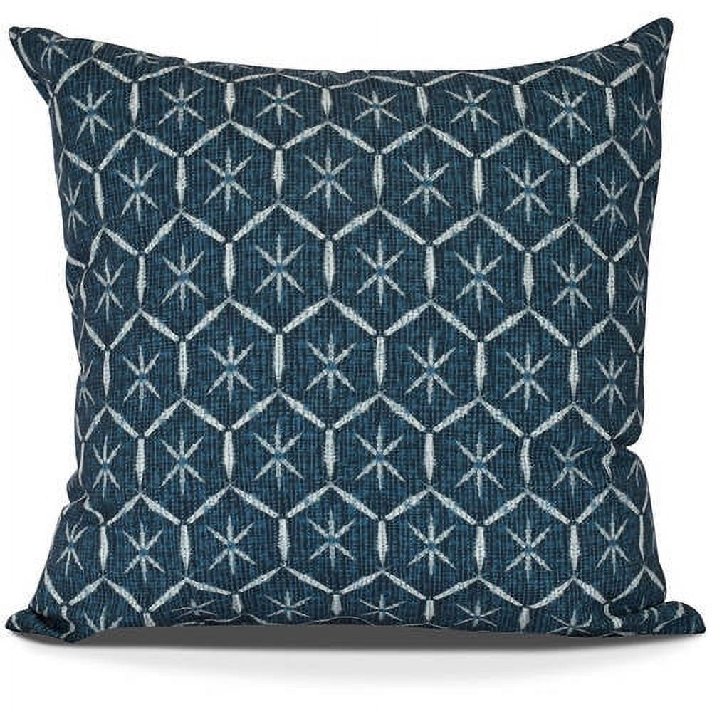 Simply Daisy, Tufted Geometric Print Outdoor Pillow