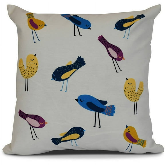 Simply Daisy, Tweets, Animal Print Outdoor Pillow