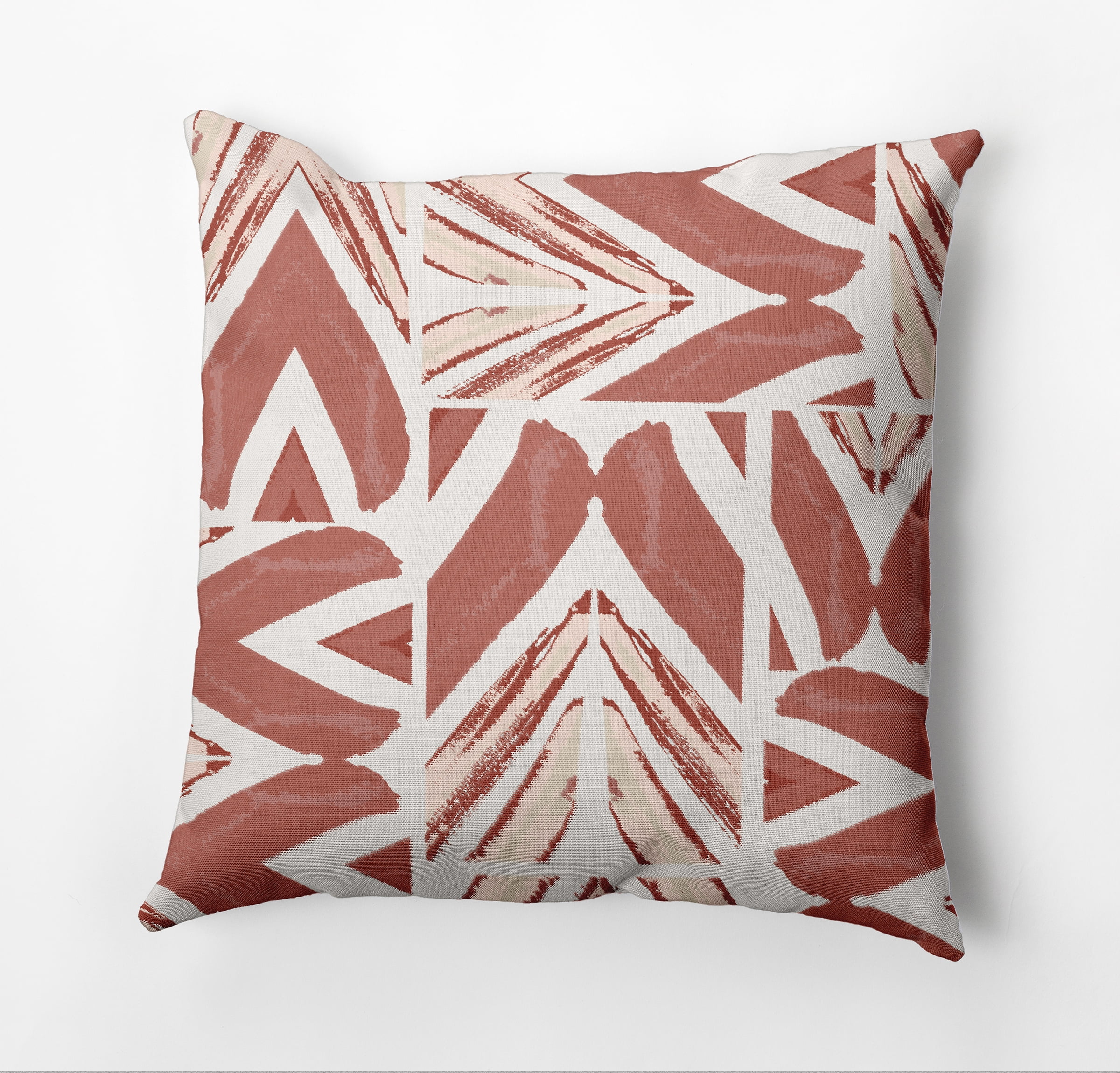 Simply Daisy Urban Graffiti Outdoor Pillow, Brown, 18 in x 18 in