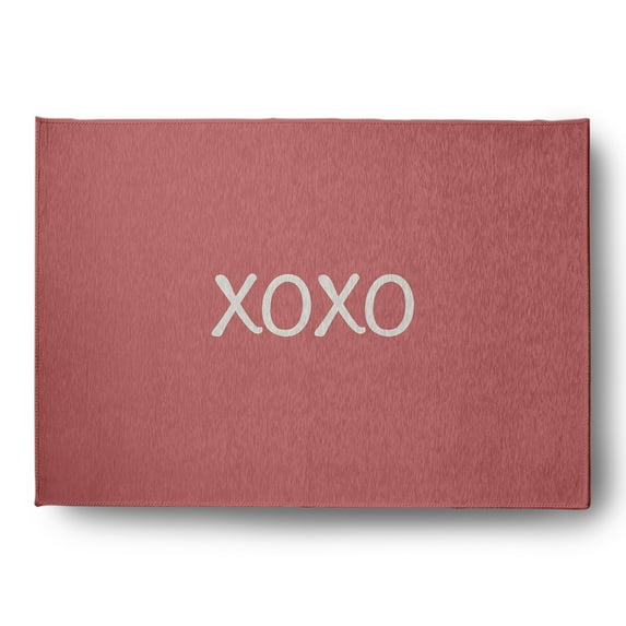 Simply Daisy Valentines Day Graphic Prints Area Rug, 5' x 7'