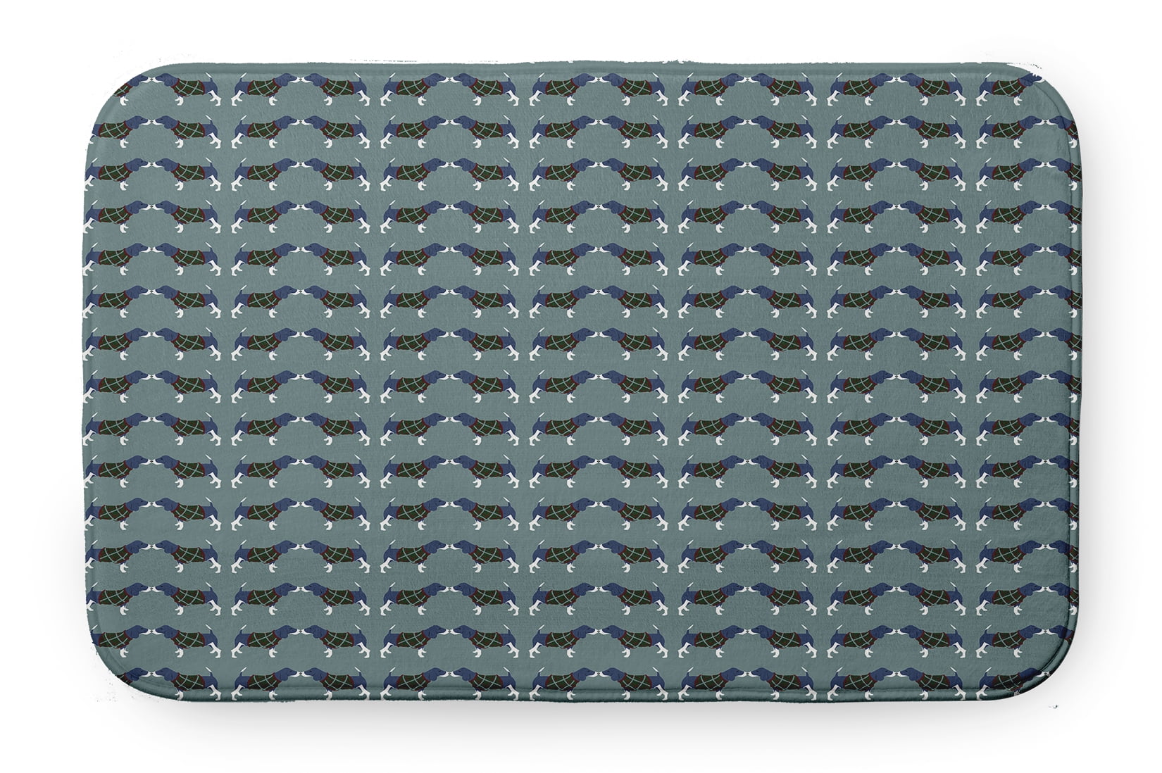 Simply Daisy Warmest Wishes Kissing Doggies Pet Feeding Mat for Dogs and Cats