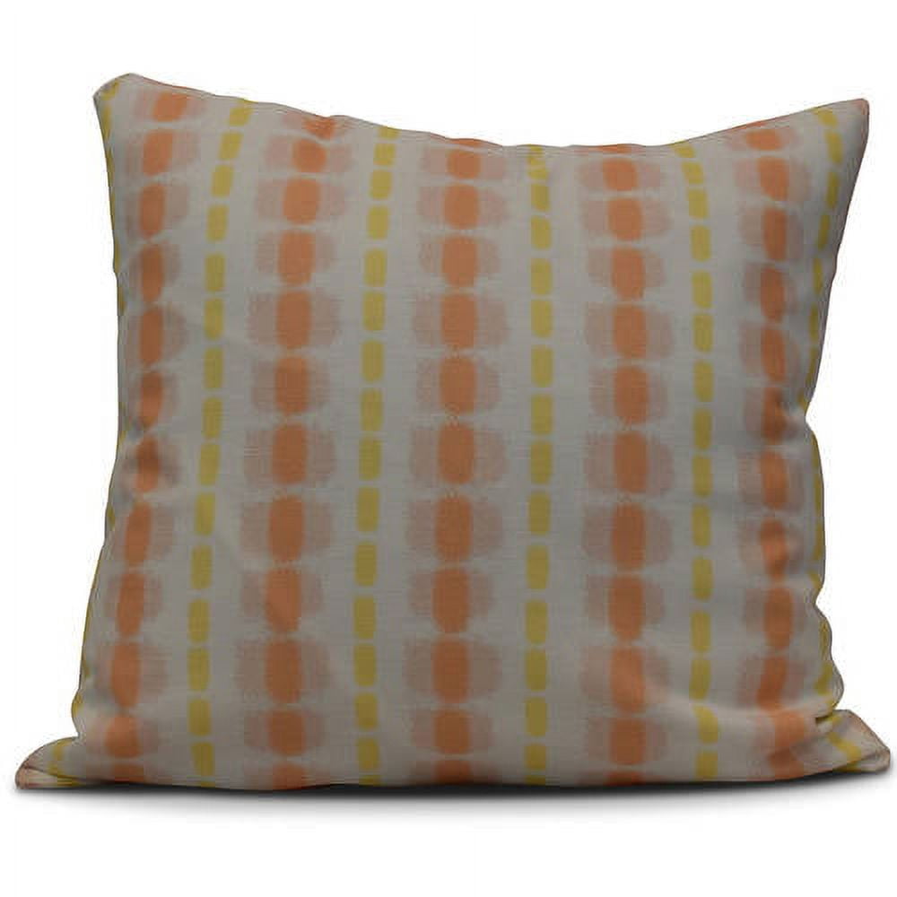 Simply Daisy Watercolor Stripe Stripe Print Outdoor Pillow