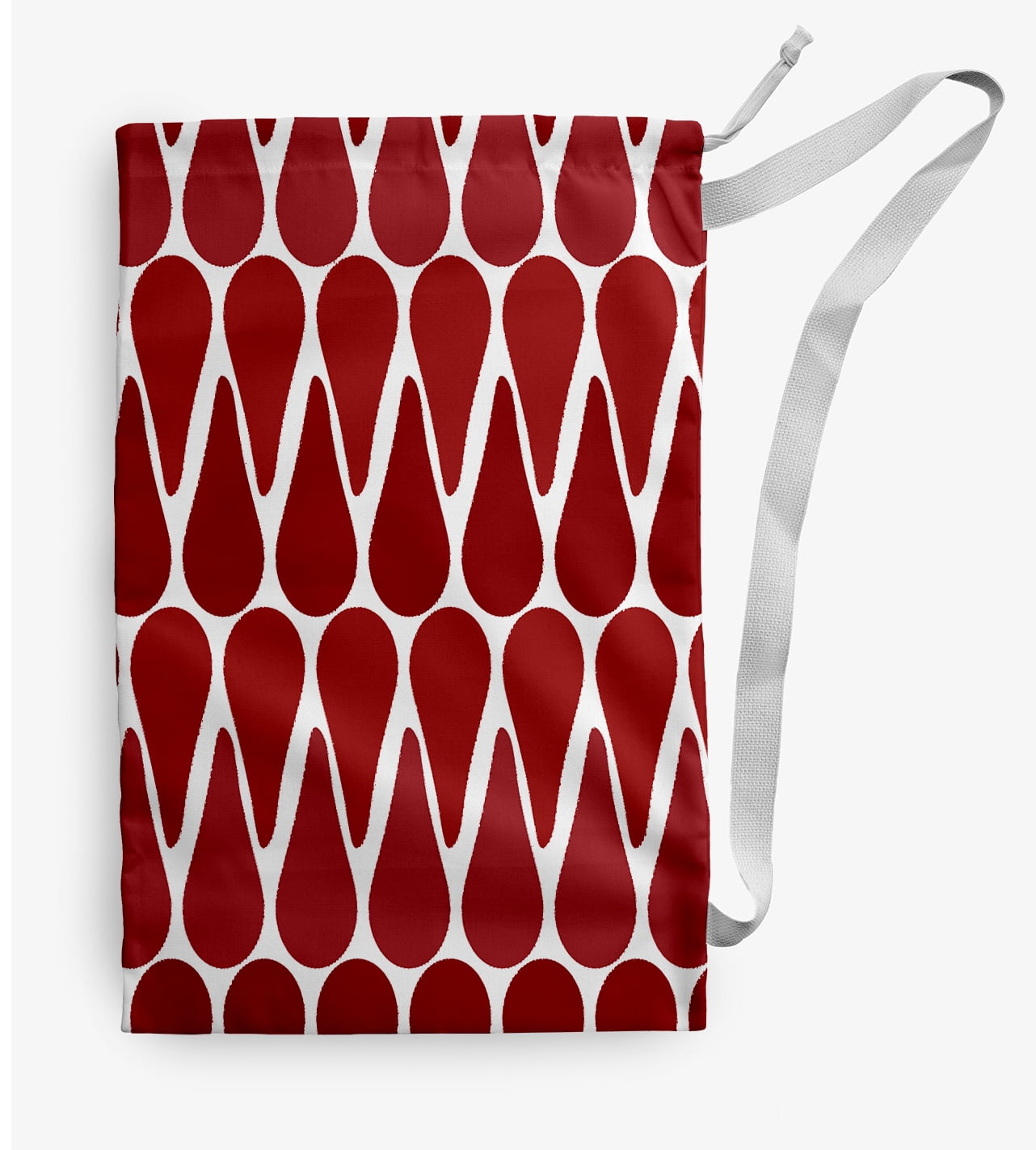Simply Daisy Watermelon Seeds 18 x 29 in Red Laundry Bag