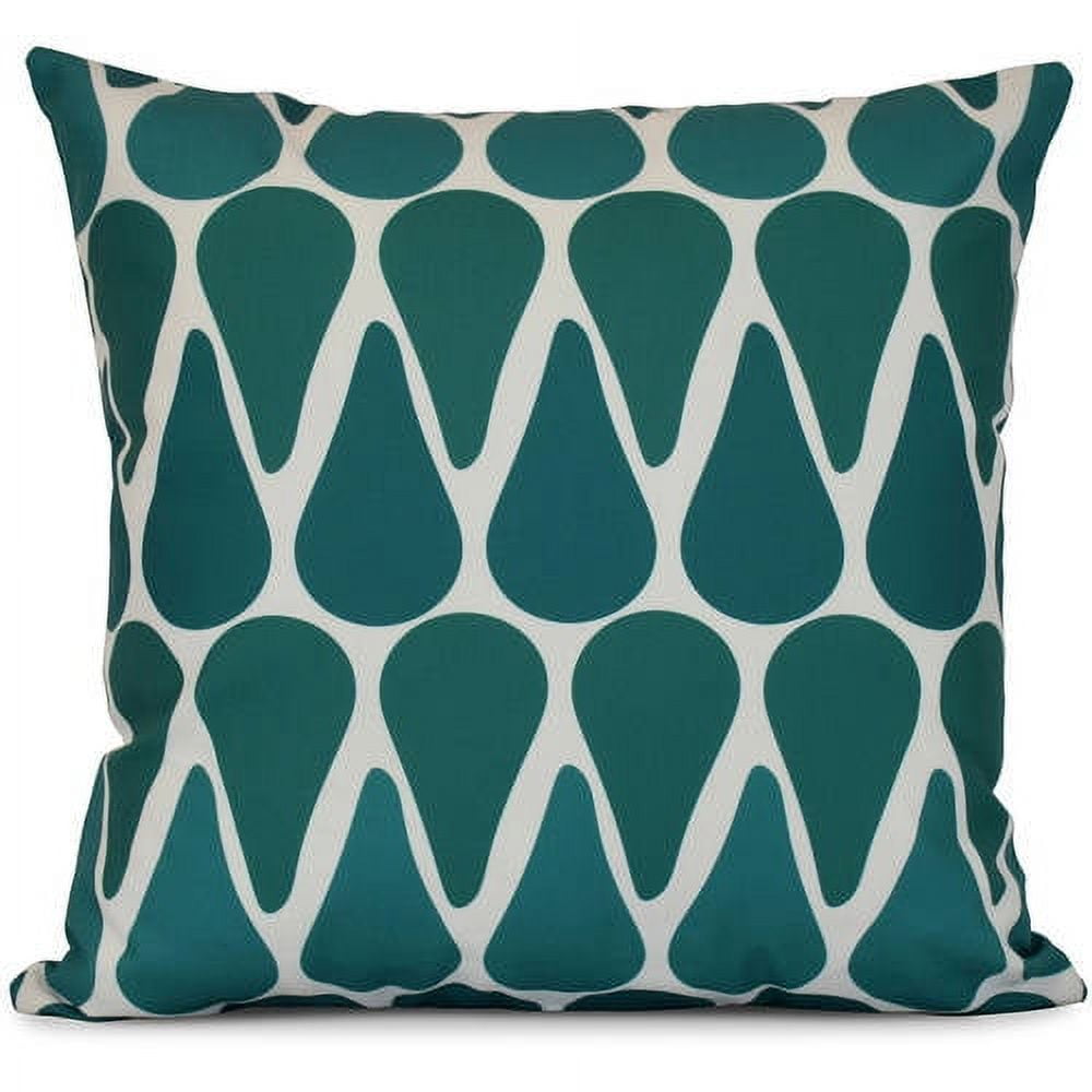 Simply Daisy, Watermelon Seeds, Geometric Print Outdoor Pillow