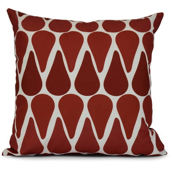 Simply Daisy, Watermelon Seeds, Geometric Print Outdoor Pillow