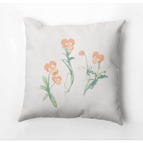 Simply Daisy What a Pansy Decorative Throw Pillow