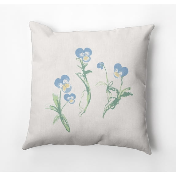 Simply Daisy What a Pansy Decorative Throw Pillow