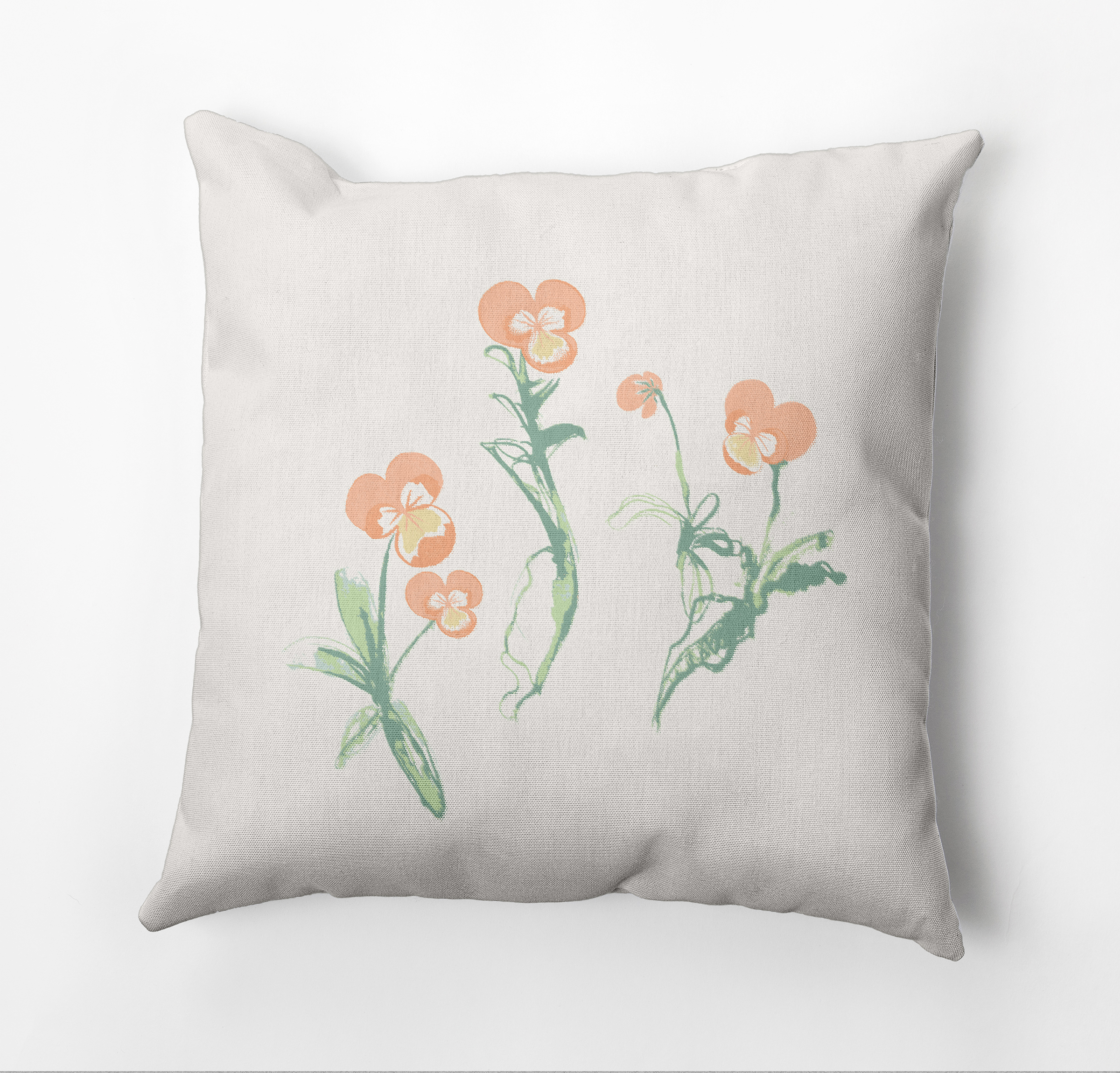 Simply Daisy What a Pansy Outdoor Pillow