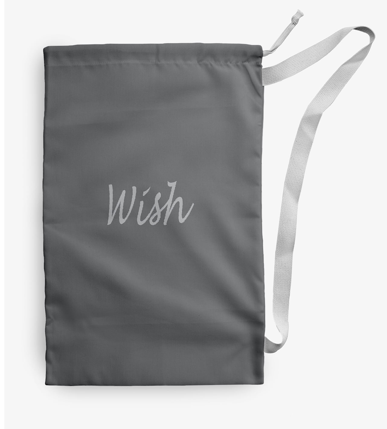 Simply Daisy Wish 18 x 29 in Gray Laundry Bag