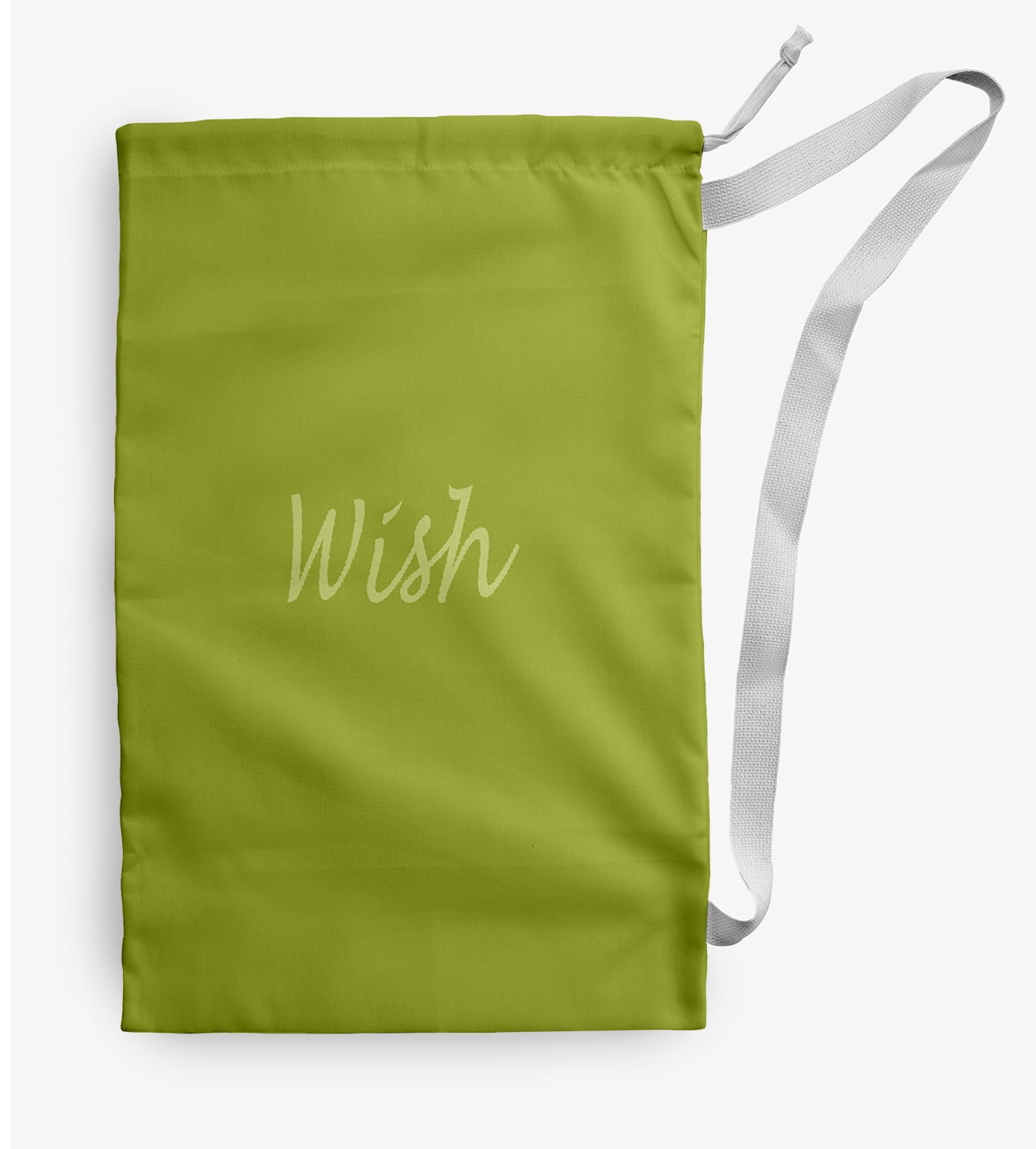 Simply Daisy Wish 28 x 36 in Bright Green Laundry Bag