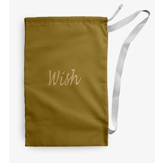 Simply Daisy Wish 28 x 36 in Gold Laundry Bag