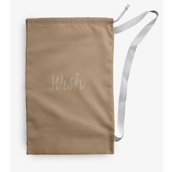 Simply Daisy Wish 28 x 36 inch Taupe Laundry Bag