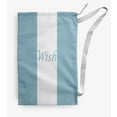 thumbnail image 1 of Simply Daisy Wish on a Stripe 28 x 36 in Blue Laundry Bag, 1 of 3