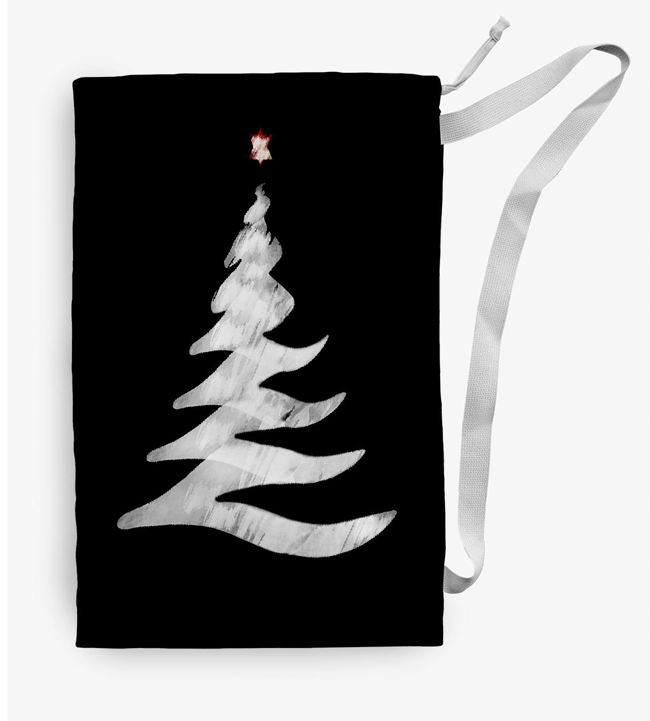 Simply Daisy Wishing Tree 28 x 36 in Black Laundry Bag