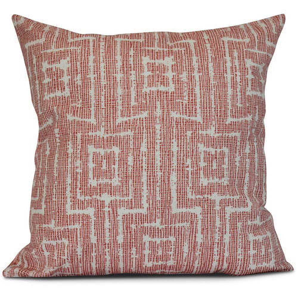 Simply Daisy, Woven Tiki, Geometric Print Pillow