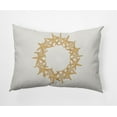 thumbnail image 1 of Simply Daisy Yellow Colored Starfish Wreath Soft Spun Polyester Indoor/Outdoor Throw Pillow, 14" x 20", 1 of 3
