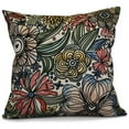 thumbnail image 1 of Simply Daisy Zentangle Floral Floral Print Outdoor Pillow, 1 of 2