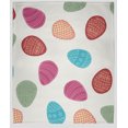 thumbnail image 1 of Simply Daisy in Whisper White Egg Hunt Easter Throw Blanket, Small Throw, 1 of 4