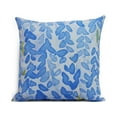 thumbnail image 1 of Simply Daisy's Flower Bell 26 inch Blue Decorative Floral Throw Pillow, 1 of 2