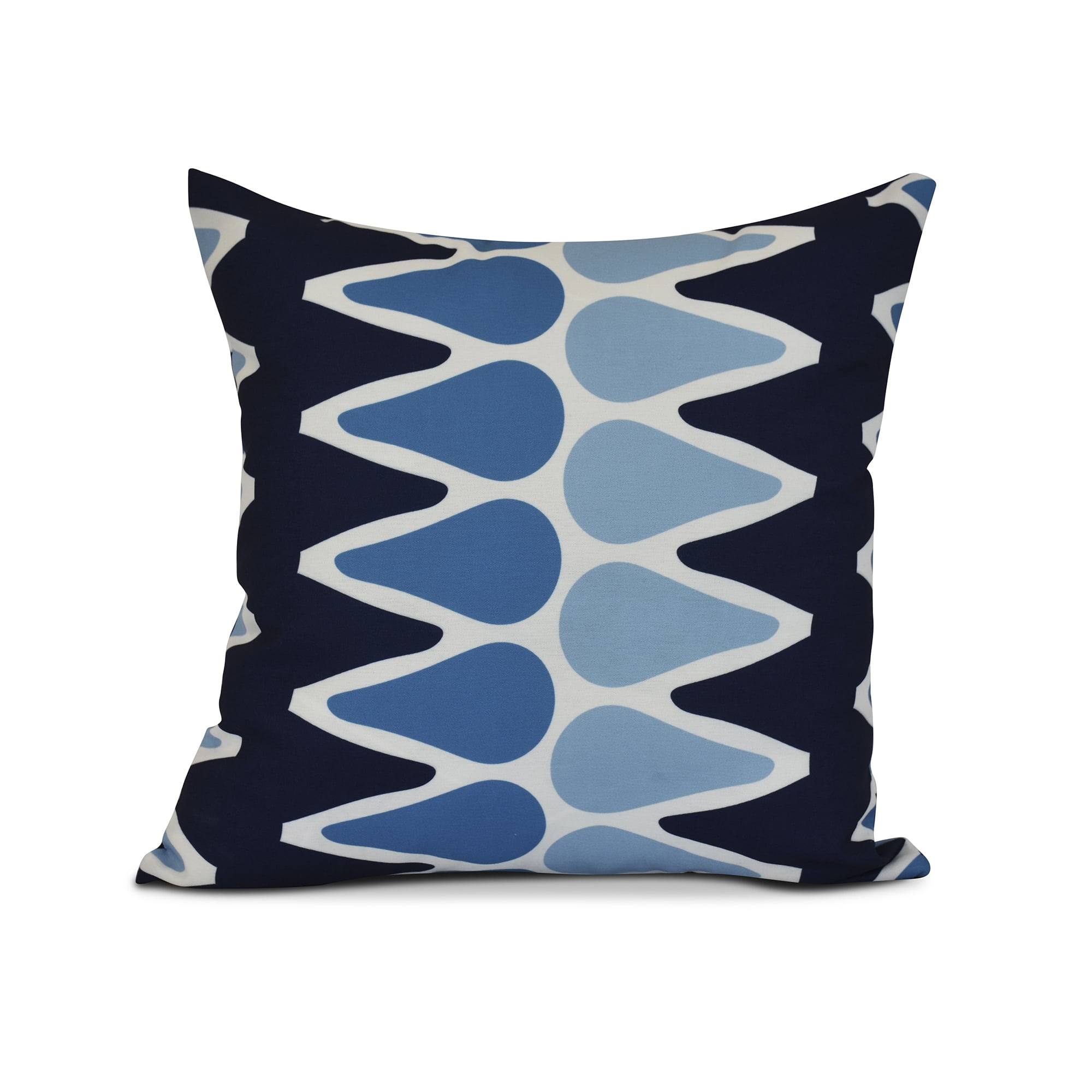 Simply Daisy's Multi Colored Picks 26 inch Navy Blue Decorative Abstract Throw Pillow