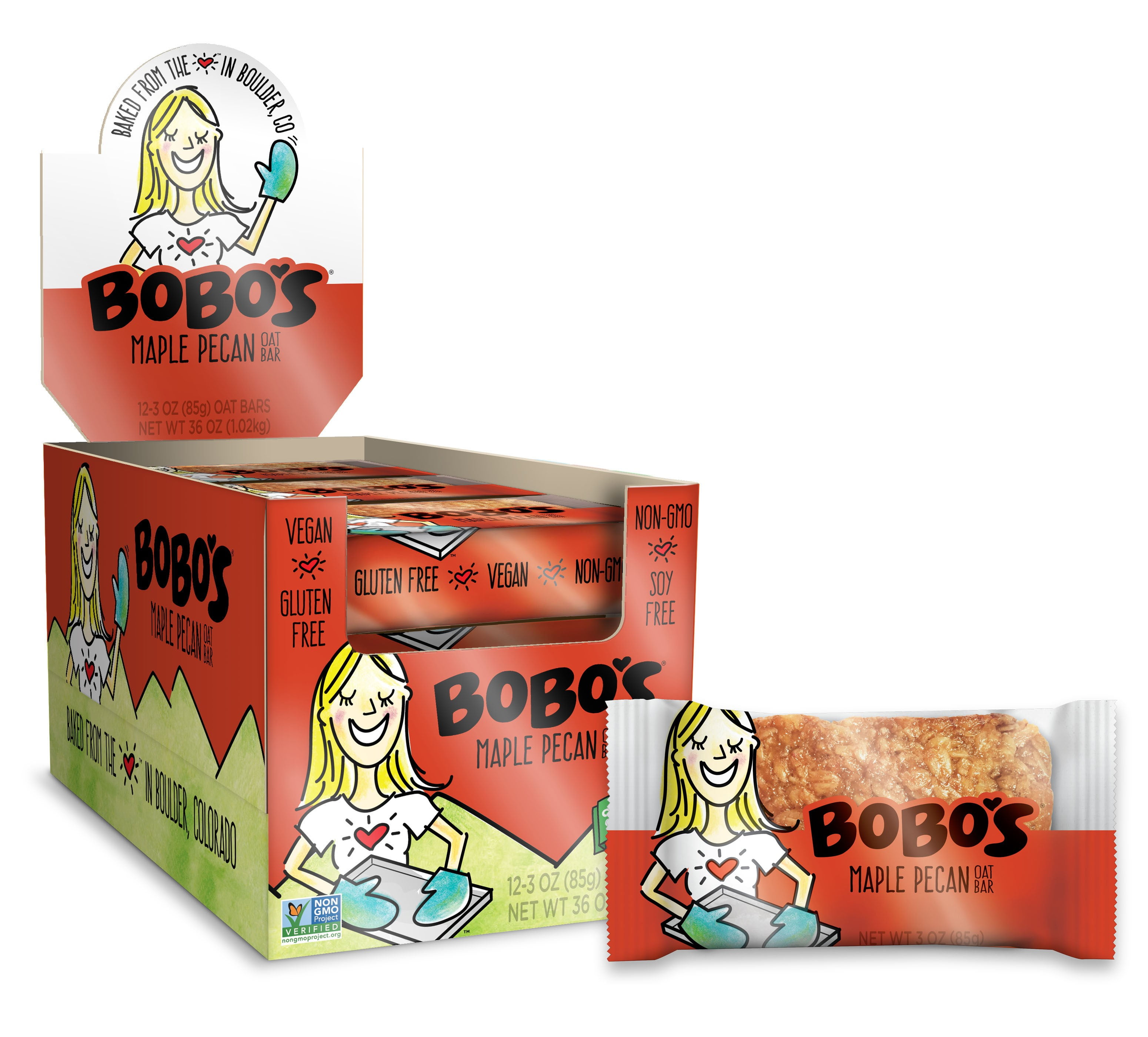 Simply Delicious Bobos Oat Bar, 12 ea
