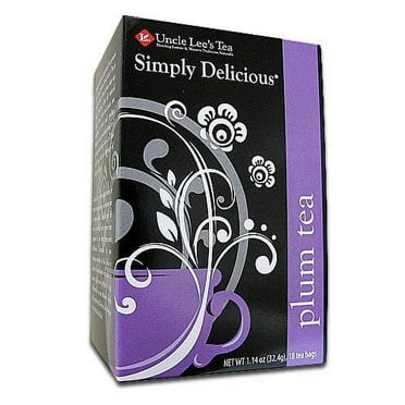 Uncle Lees Tea, Simply Delicious Plum Tea, 18 Ea, 2 Pack