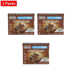 Simply Delish Chocolate Instant Pudding - 1.7 oz - 3 Packs