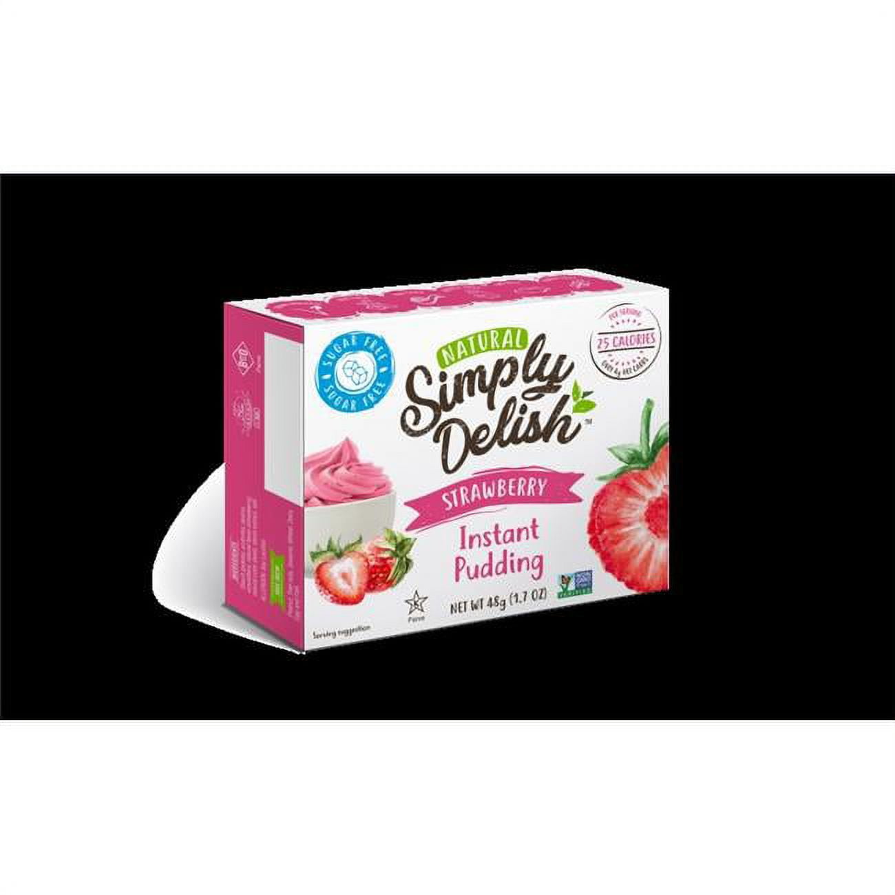 Simply Delish Natural Strawberry Instant Pudding Mix Walmart
