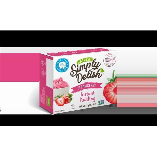 Simply Delish Natural Strawberry Instant Pudding Mix - Walmart.com