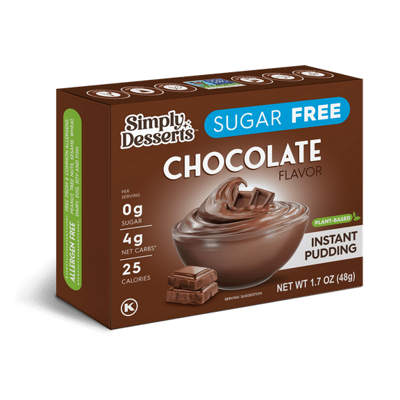 Simply Delish Pudding & Pie Filling, Chocolate, 1.7 Oz