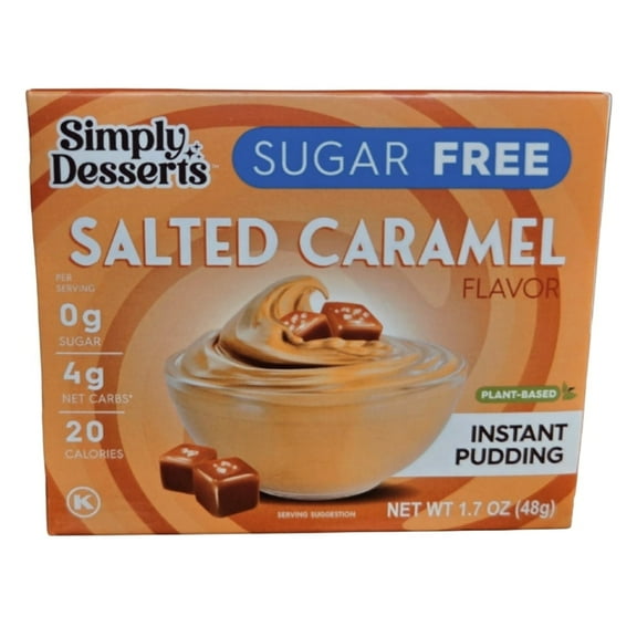 Simply Delish Instant Pudding, Salted Caramel 1.7 Oz